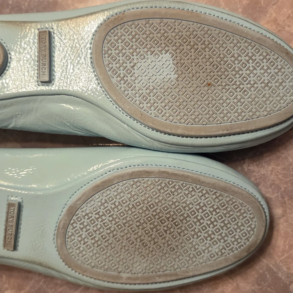 Tory Burch Light Blue Ballet Flats - Picture 6 of 6